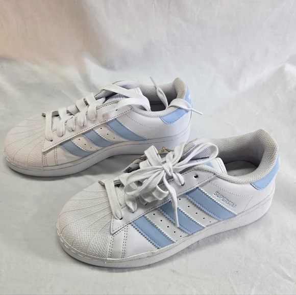 adidas | Shoes | Adidas Originals Superstar Xlg Womens 8 White Clear Sky  If303 New Tags | Poshmark